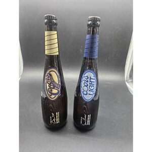 Original Coors Banquet And  Coors Light Beer Baseball Bat Limited Edition Bottle